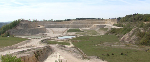 Der Kalksteinbruch auf dem Plettenberg (Quelle: RIK)