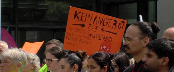 Warnstreik am Uniklinikum T&uuml;bingen (Quelle: RIK)